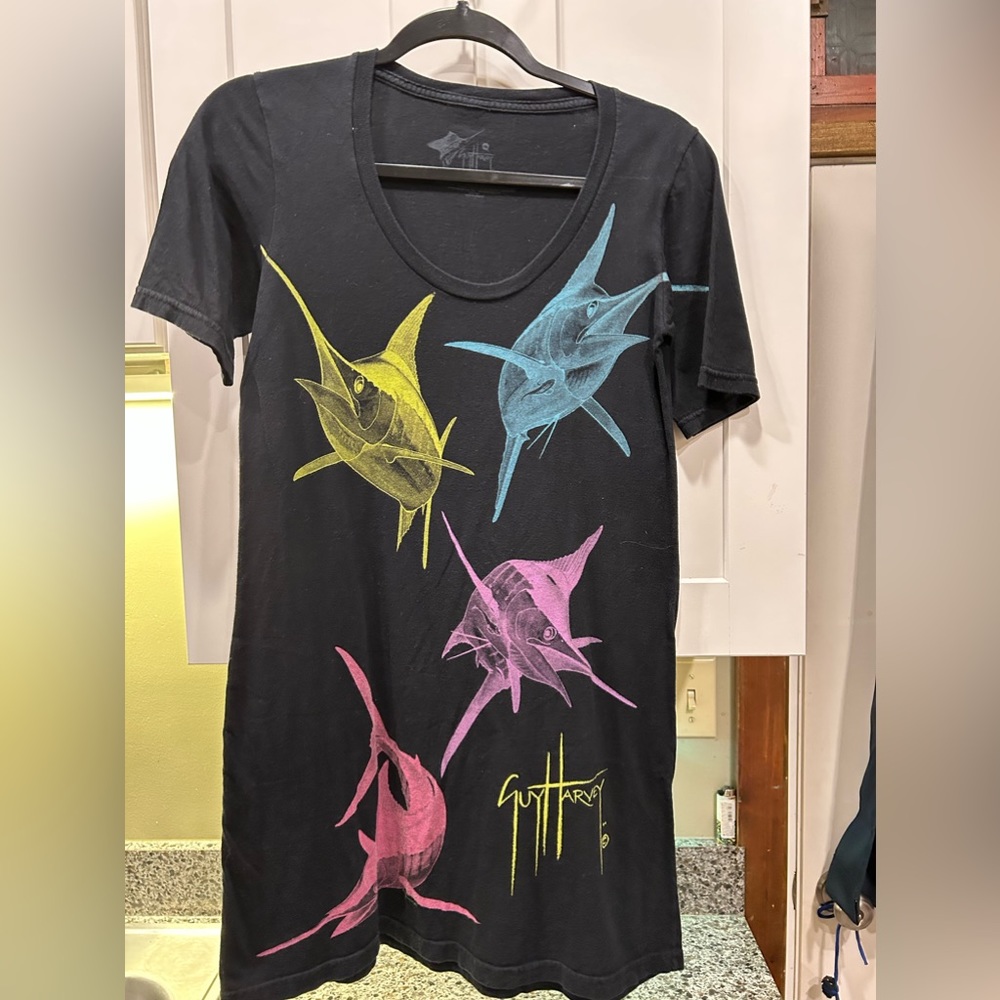 Guy Harvey Tshirt Dress, Medium